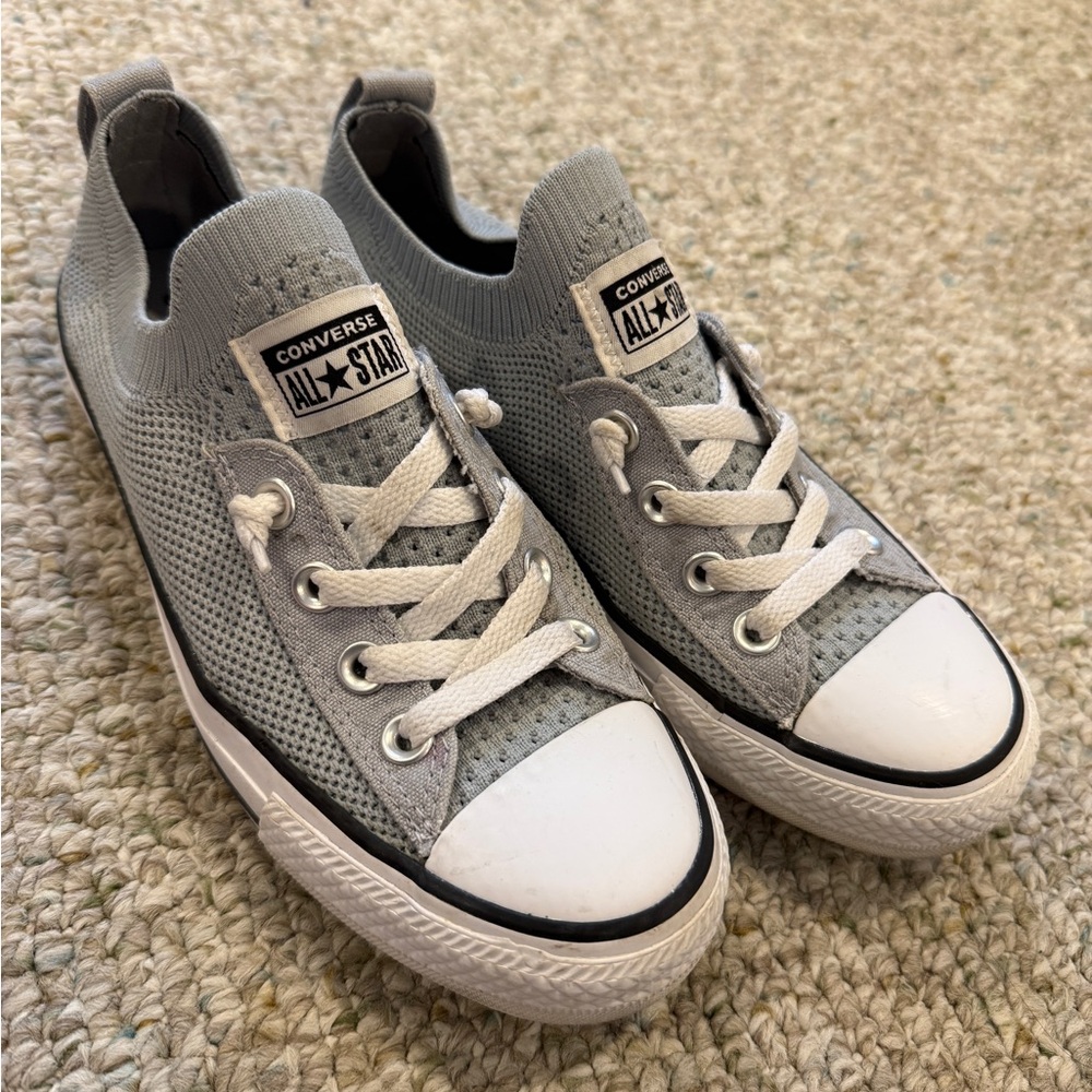 Converse Gray and White Sneakers